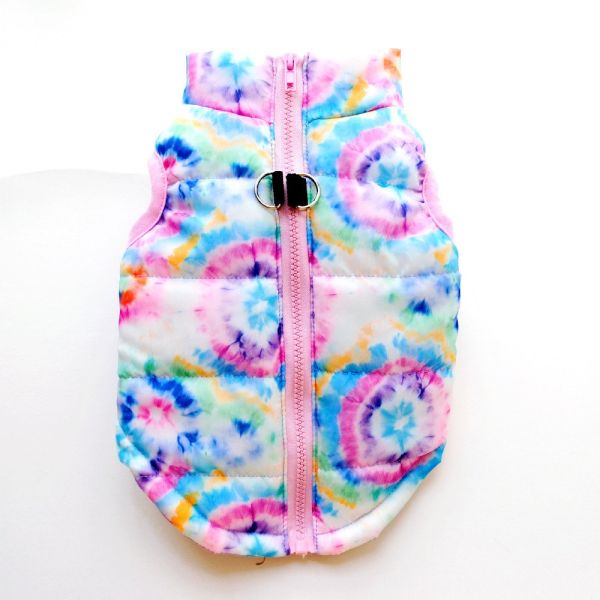 New Dog Clothes Winter Thickened Dog Cotton-padded Jacket Waistcoat Vest Down Silk Cotton Traction Buckle