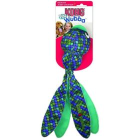 KONG Wubba Finz Blue Dog Toy (Option: Large  1 Count)