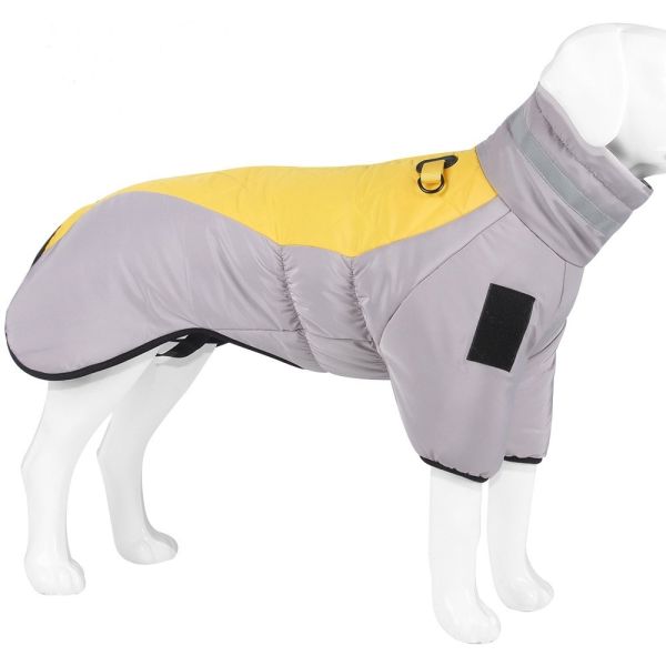 Warm Dog Jacket Winter Coat Reflective Waterproof Windproof Dog Snow Jacket Clothes with Zipper
